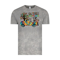 Cloud Rock autism avareness3 Vintage Tee - CowhideDigitalArt