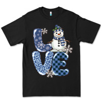 Black love snowman Premium Tee - MaliasSmallBusiness