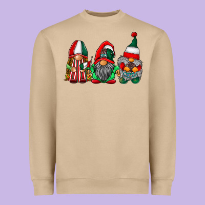 Mexican Flag Gnomes Heavyweight Sweatshirt Designed By Racoondesign