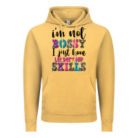 Vintage Mustard ı'm not bossy ı just have leadership skills Vintage Hoodie - FaDigitalArtStudio