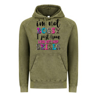 Vintage Olive ı'm not bossy ı just have leadership skills Vintage Hoodie - FaDigitalArtStudio