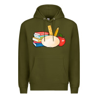 Army Green back to school custom Premium Hoodie - AdoDesignShop