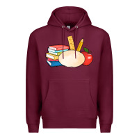 Burgundy back to school custom Premium Hoodie - AdoDesignShop