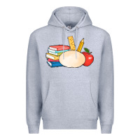 Heather Grey back to school custom Premium Hoodie - AdoDesignShop