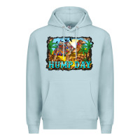 Blue Mist hump day camel and desert Premium Hoodie - BarkalooDesign