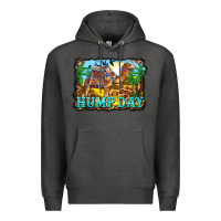 Charcoal Heather hump day camel and desert Premium Hoodie - BarkalooDesign