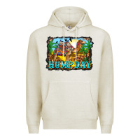 Oatmeal Heather hump day camel and desert Premium Hoodie - BarkalooDesign