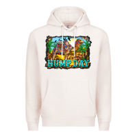 Pale Pink hump day camel and desert Premium Hoodie - BarkalooDesign