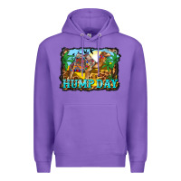 Purple hump day camel and desert Premium Hoodie - BarkalooDesign