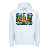 White hump day camel and desert Premium Hoodie - BarkalooDesign