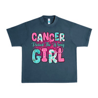 Midnight Navy cancer picked the wrong girl Urban Heavy Tee - JahusDesignShop