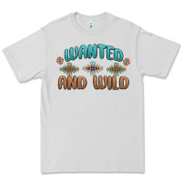 Dove Grey wanted and wild Premium Tee - MaliasSmallBusiness