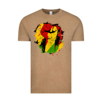 Vintage Coffee juneteenth fist Vintage Tee - HRA Design Shop