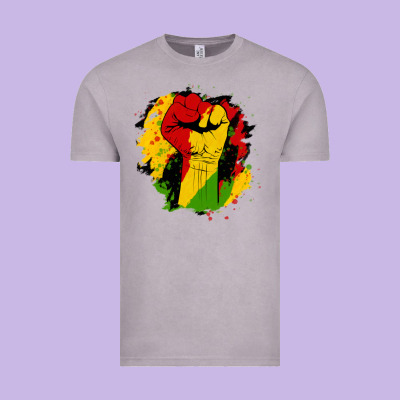 Juneteenth Fist Vintage Tee Designed By Hra Design Shop