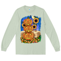 Matcha pumpkin sunflower Long Sleeve Tee - JahusDesignShop