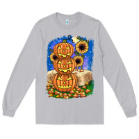 Moon Dust pumpkin sunflower Long Sleeve Tee - JahusDesignShop