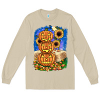 Mushroom pumpkin sunflower Long Sleeve Tee - JahusDesignShop
