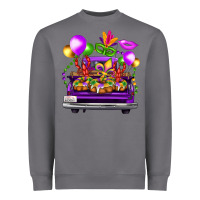 Storm mardi gras farm truck Heavyweight Sweatshirt - FaDigitalArtStudio