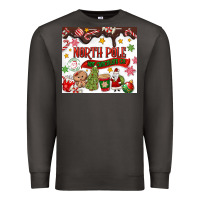 Smoke North Pole Hot Chocolate christmas Premium Sweatshirt - MaliasSmallBusiness
