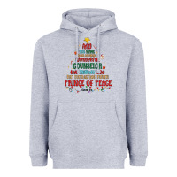 Heather Grey his name shall be Heavyweight Hoodie - MaliasSmallBusiness