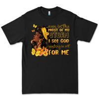 Black even in the midst of my storm i see god Premium Tee - MaliasSmallBusiness