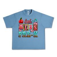 Pebble Blue little miss pre k Urban Heavy Tee - AdoDesignShop