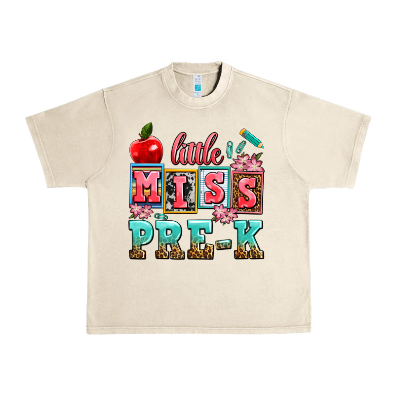Little Miss Pre K Urban Heavy Tee by AdoDesignShop | Teevron