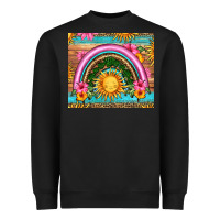 Black summer rainbow Heavyweight Sweatshirt - HRA Design Shop