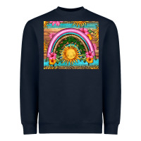 Navy summer rainbow Heavyweight Sweatshirt - HRA Design Shop