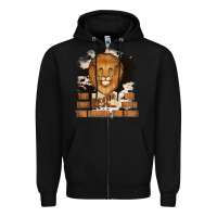 Black Dad The Man Cowhide Background Zipper Hoodie - Jasminsmagicworld