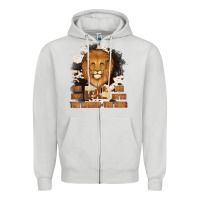 Dove Grey Dad The Man Cowhide Background Zipper Hoodie - Jasminsmagicworld