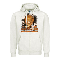 Oatmeal Heather Dad The Man Cowhide Background Zipper Hoodie - Jasminsmagicworld