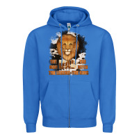 True Royal Dad The Man Cowhide Background Zipper Hoodie - Jasminsmagicworld