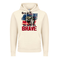 Vintage Artic Home of the free because of the brave 4th of july Vintage Hoodie - CowGirlArtShop