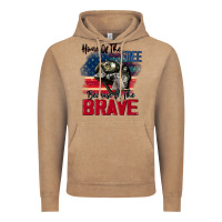 Vintage Coffee Home of the free because of the brave 4th of july Vintage Hoodie - CowGirlArtShop