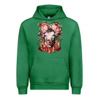 Emerald Cow Valentine's Day love Urban Hoodie - HowdyJamesFarm