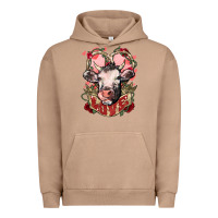 Pigment Burro Cow Valentine's Day love Urban Hoodie - HowdyJamesFarm