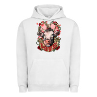 Pigment Lunar Rock Cow Valentine's Day love Urban Hoodie - HowdyJamesFarm