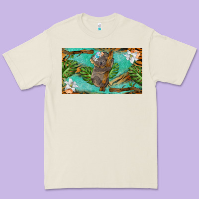 Koala Cup Premium Tee Designed By Barkaloodesign