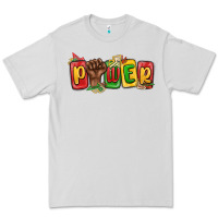Dove Grey power juneteenth Premium Tee - MaliasSmallBusiness