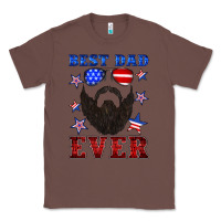 Chestnut best dad ever american flag Classic Tee - Artiststas