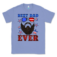 Colony Blue best dad ever american flag Classic Tee - Artiststas