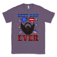 Lavender best dad ever american flag Classic Tee - Artiststas