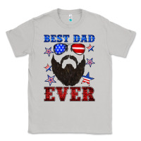Moon Dust best dad ever american flag Classic Tee - Artiststas