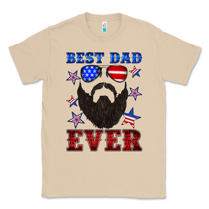 Best Dad Ever American Flag Classic Tee by Artiststas | Teevron