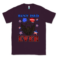 Plum best dad ever american flag Classic Tee - Artiststas