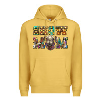 Antique Gold show mom camel Premium Hoodie - BarkalooDesign