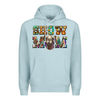 Blue Mist show mom camel Premium Hoodie - BarkalooDesign