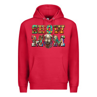 Cardinal show mom camel Premium Hoodie - BarkalooDesign
