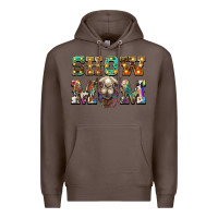 Coffee show mom camel Premium Hoodie - BarkalooDesign